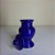 QUARTINHA DE LOUÇA 12CM AZUL ESCURO SEM ASAS - Imagem 2