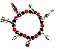 PULSEIRA CRISTAL EXU CAVEIRA - Imagem 1