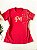 Camiseta feminina Coleção de Fim de ano Paz vermelha - Imagem 3