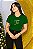 Camiseta feminina Coleção de Fim de ano Fé verde - Imagem 1