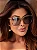 Óculos de Sol Feminino DNY Gatinho Acetato Cinza Transparente – Estilo Maxi & Sofisticação - Imagem 3