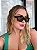 Óculos de Sol Feminino DNY Mikaela Quadrado Acetato - Preto - Imagem 7
