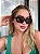 Óculos de Sol Feminino DNY Mikaela Quadrado Acetato - Preto - Imagem 10