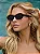 Óculos de Sol Feminino DNY Bossa 3.0 Oval Acetato - Marrom - Imagem 3