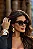 Óculos de Sol Feminino DNY Valentina Gatinho Acetato - Preto Degradê - Imagem 2