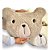 Almofada Urso Pelúcia 35cm Macia e Delicada - Imagem 2