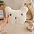 Almofada Urso Pelúcia 35cm Macia e Delicada - Imagem 4
