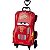 Mochila Escolar Relâmpago McQueen 3D de Rodinhas Maxtoy - Imagem 3