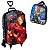 Mochila Escolar de Rodinhas Homem de Ferro 3D Maxtoy + Lancheira - Imagem 1