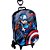 Mochila Escolar de Rodinhas Capitão América  3D Maxtoy + Lancheira - Imagem 4