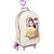 Mochila Escolar de Rodinhas Princesa Bela 3D Maxtoy + Lancheira - Imagem 3