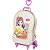 Mochila Escolar de Rodinhas Princesa Bela 3D Maxtoy + Lancheira - Imagem 2
