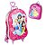 Mochila Escolar de Rodinhas Princesas 3D Maxtoy + Lancheira - Imagem 1