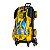 Mochila Escolar Hot Wheels Dune a Soar Motor Cromo Maxtoy Dourada - Imagem 4