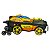 Mochila Escolar Hot Wheels Dune a Soar Motor Cromo Maxtoy Dourada - Imagem 7
