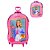 Mochila Escolar Barbie Flat  Maxtoy - Imagem 1