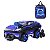 Mochila Escolar de Rodinhas 3D Hot Wheels Turbo Max - Azul - Imagem 1
