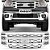 GRADE DIANTEIRA CROMADA FORD RANGER 2010 A 2012 - Imagem 1