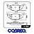 Jogo Pastilha de Freio Dianteira Cobreq N-288 VW Gol G5 G6 Saveiro Voyage Sistema Bosch - Imagem 3