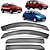 CALHA ACRILICA PEUGEOT 206 e 207 - 4 PORTAS  SW / PASSION / ESCAPADE - Imagem 1