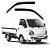 CALHA ACRILICA HYUNDAI HR 2 PORTAS DE 2005 A 2025 - Imagem 1