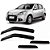 CALHA ACRILICA RENAULT SANDERO 4 PORTAS 2007/ - Imagem 1