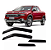 CALHA ACRILICA FIAT TORO 4 PORTAS  2016 A 2025 - Imagem 1