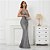Vestido Longo  modelo sereia Lantejoula Feminino Decote V Dourado preto Nude champanhe - Imagem 11