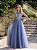 Vestido Lavanda Para Casamentos Madrinha Formatura Festas em tule Bordado - Imagem 7