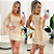 Vestido Tubinho De Festa Preto Feminino Curto Manga Unica Luxo Paetê - Imagem 2