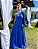 Vestido de Festa Azul Royal social Social Madrinhas Casamentos Convidadas - Imagem 1