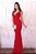Vestido Longo Festa Vermelho Royal Madrinha casamento em Renda - Imagem 1