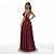 Vestido Longo Marsala Multiformas Madrinha Casamento Formatura – Visco Crepe com Forro - Imagem 2