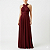 Vestido Longo Marsala Multiformas Madrinha Casamento Formatura – Visco Crepe com Forro - Imagem 4