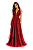 Vestido Longo de Festa em Tule para Madrinha e Formatura Elegante - Imagem 1