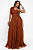 Vestido de Festa Longo Tule Ombro Único Madrinha Formatura Glitter - Marsala Rose Lavender Preto Verde - Imagem 6