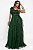 Vestido de Festa Longo Tule Ombro Único Madrinha Formatura Glitter - Marsala Rose Lavender Preto Verde - Imagem 3
