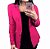 Blazer Rosa Pink Acinturado Slim Fashion - Imagem 1