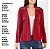 Blazer Marsala Feminino social Slim Fit Acinturado - Imagem 3