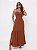 Vestido de Festa Longo Elegante Confortável com Bojo Belladonna - Imagem 3