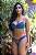 conjunto lingerie Feminino Fio dental com Bojo Azul Claro - Imagem 1