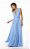 Vestido de festa infinito Azul Serenity Longo madrinha casamento Formatura - Imagem 1