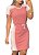Conjunto feminino saia e Blusa Manga curta Lançamento Rosé - Imagem 1