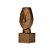 Escultura Face Dourada em Polirresina 26 cm - Imagem 4