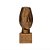 Escultura Face Dourada em Polirresina 26 cm - Imagem 2