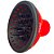 Difusor De Cachos Bellyze Para Secador De Cabelo Universal Todas As Marcas e Modelos 4 a 6 Cm Vermelho - Imagem 1