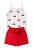 Conjunto Infantil Feminino Cerejinha Glitter - Imagem 1