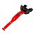 Protetor Bucal para Futebol Americano Shock Doctor Thunder Bolt Preto e Vermelho - Imagem 1