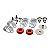 Quick Release para fixar Facemask de Capacetes Speed da Riddell - Modelo S-Bar Light - Kit Completo - Imagem 1