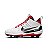 Chuteira de Futebol americano Nike Alpha Menace 4 Strong Branca e Vermelha - Imagem 1